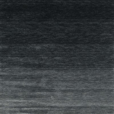 Foxglove Contemporary Gray/Black Area Rug - Image 0