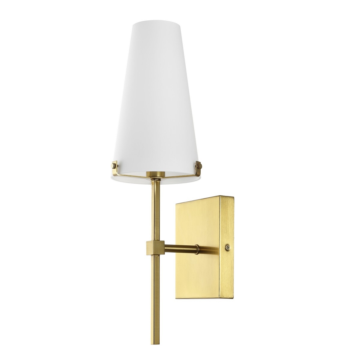 Nanda 6.75" Wall Sconce - Brass - Safavieh - Image 3
