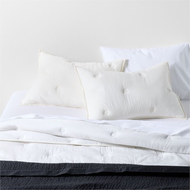 Organic Cotton Voile Pampas Ivory Twin/Twin XL Comforter - Image 0