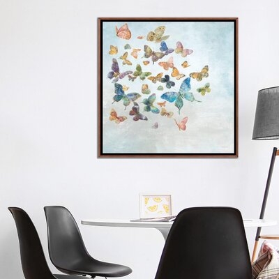 Beautiful Butterflies Light by Danhui Nai - Painting Print - Image 0
