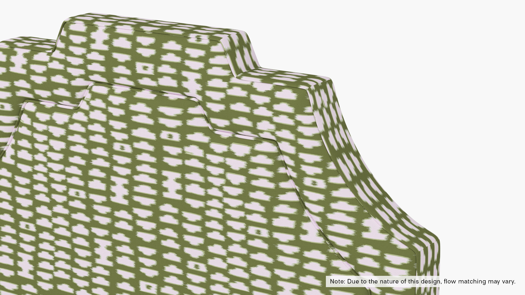 Art Deco Bed, Olive Odalisque, Twin - Image 3