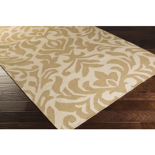 Market Place Brown Indoor 3'6" x 5'6" Handmade Rug - Image 2