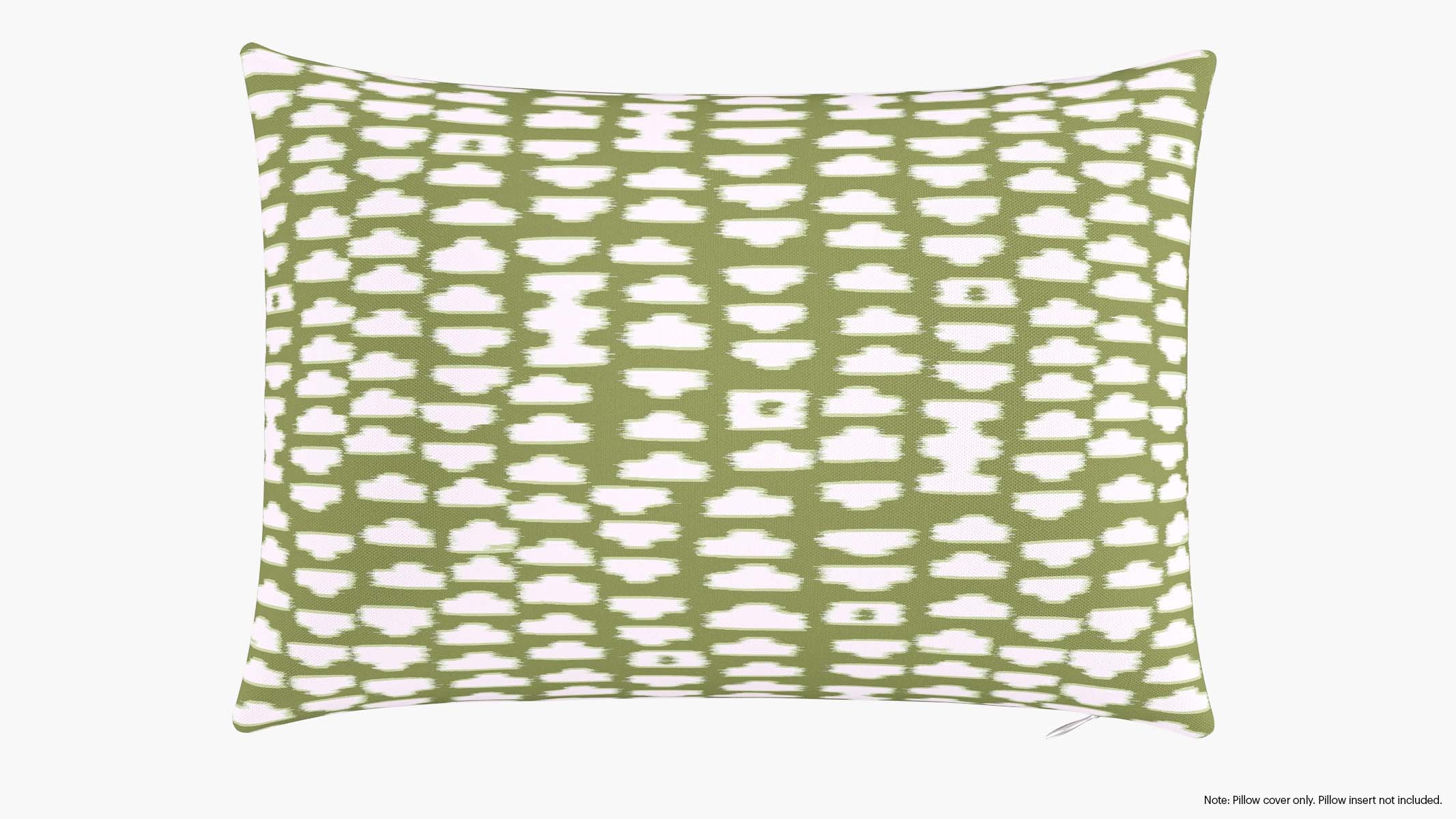 Throw Pillow Cover 14" x 20", Olive Odalisque, 14" x 20" - Image 0