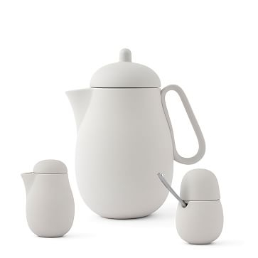 Nina Tea Set, Light Gray - Image 0