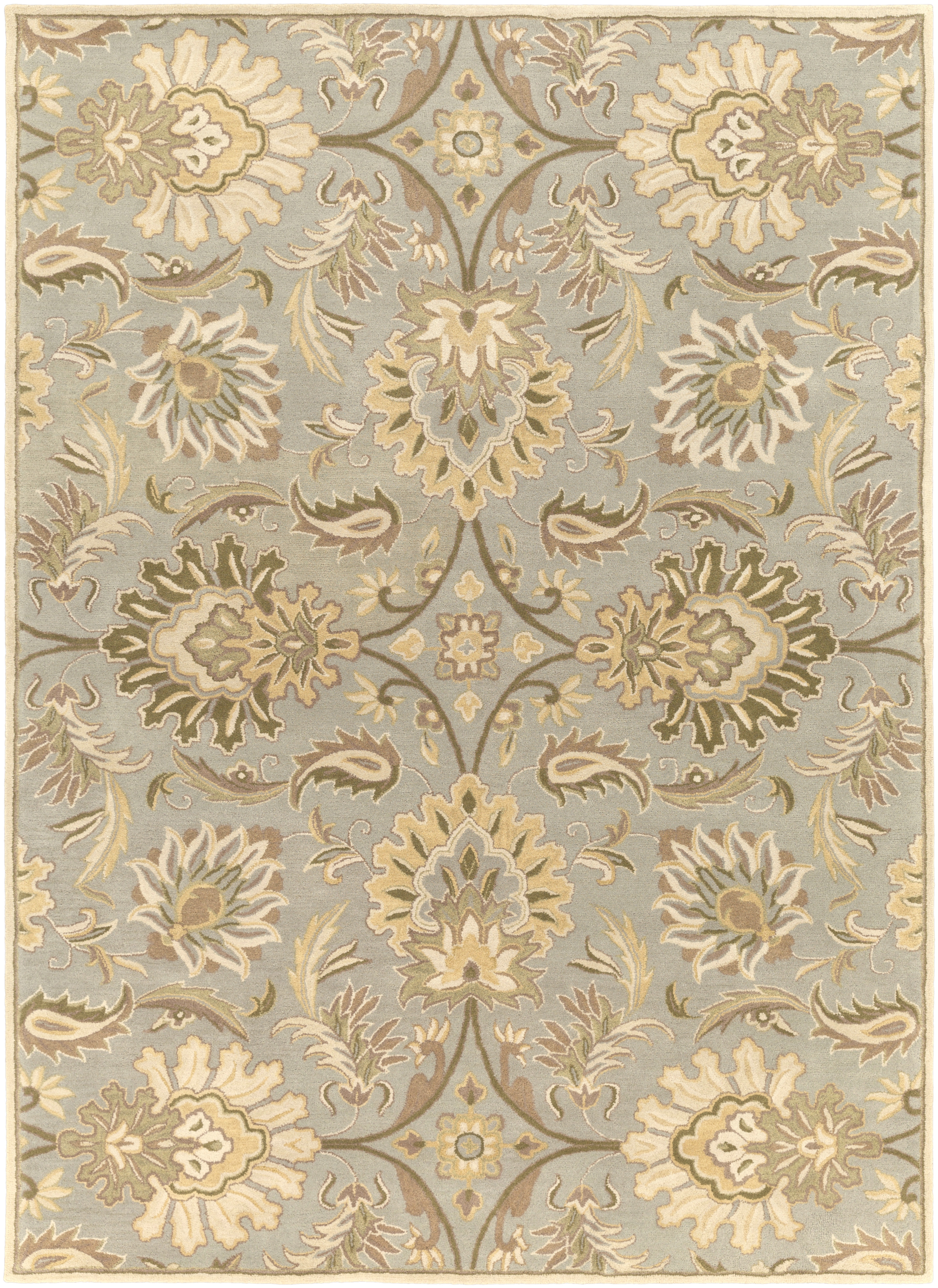 Caesar Beige Indoor 6' x 9' Handmade Rug - Image 0