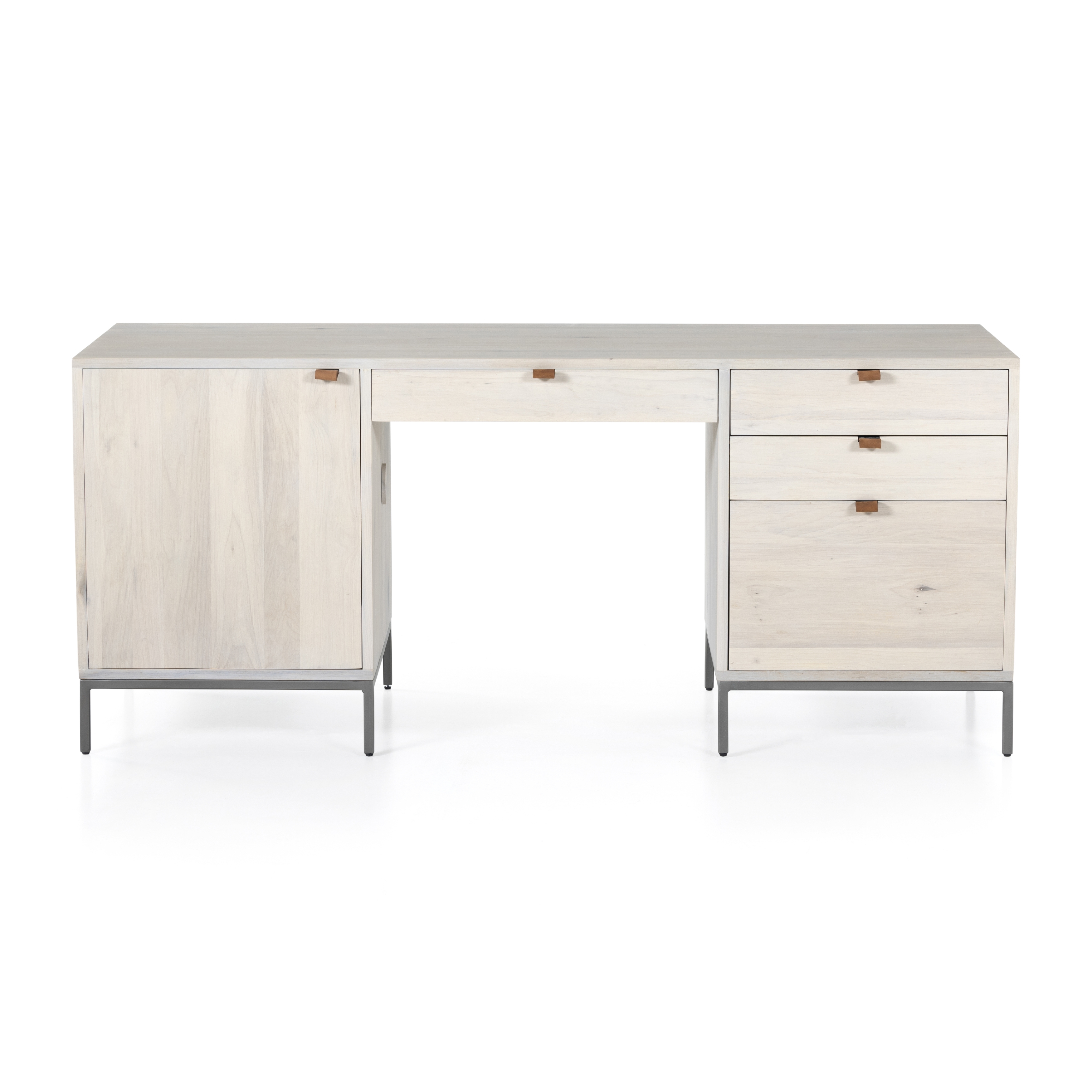 Trey Executive Desk-Dove Poplar - Image 2