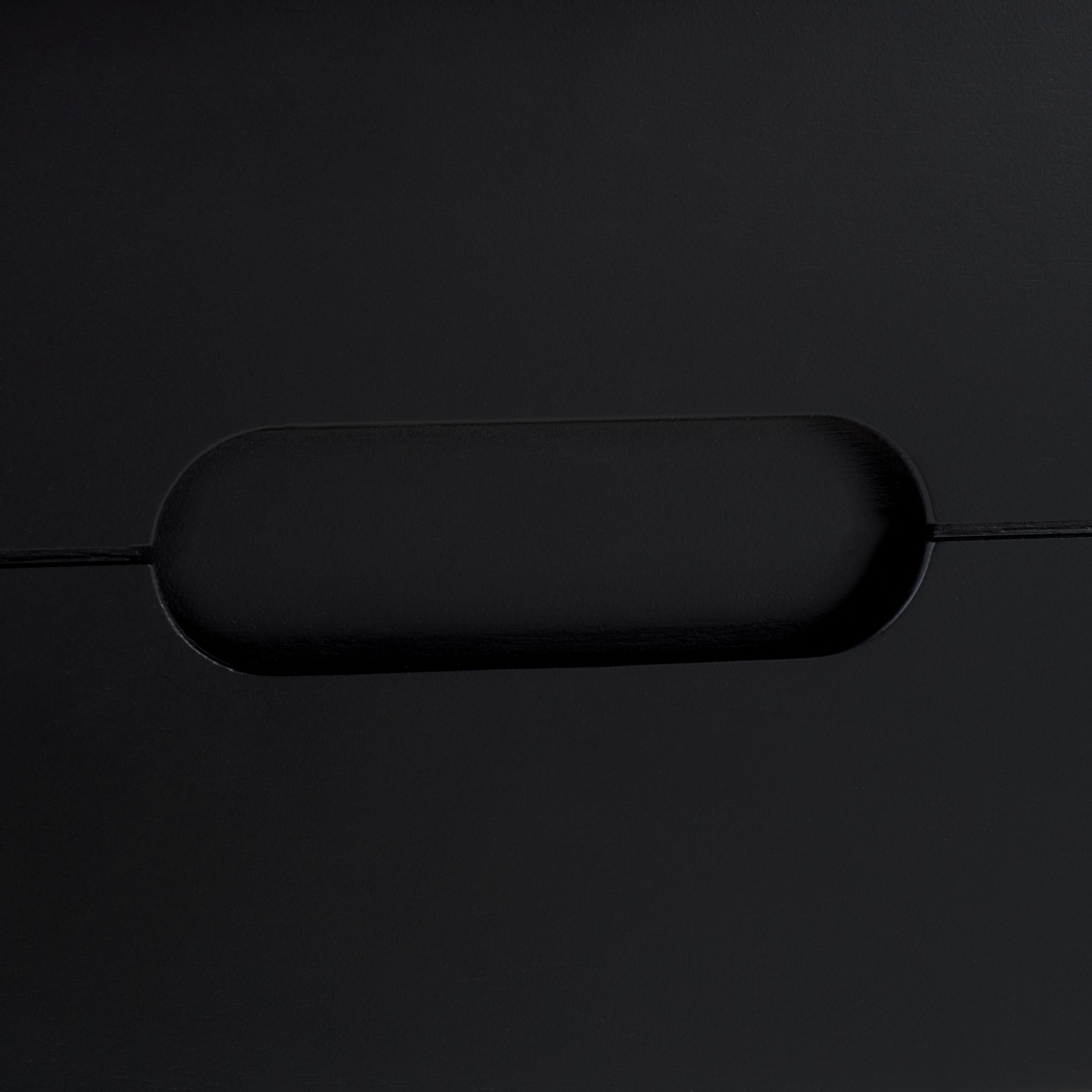 Fayletta 1 Dr Wood Nightstand - Black - Image 3