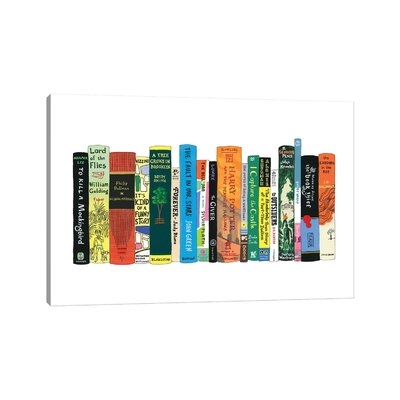 YA by Ideal Bookshelf - Wrapped Canvas Painting Print - Image 0