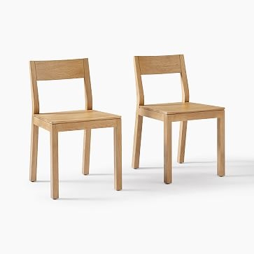 Tahoe Dining Chair, Natural Oak, Set of 2 - Image 0