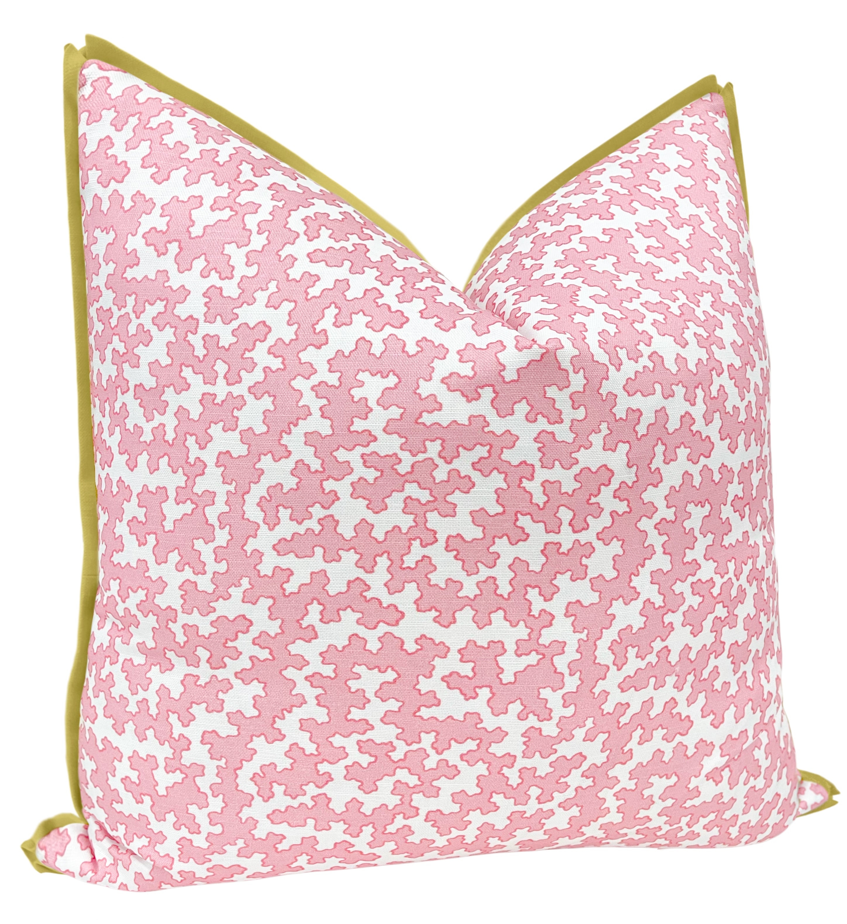 OCS X LDC II | ELLISTON HOUSE : DOVER // POPPY + CLASSIC LINEN // CHARTREUSE - 14" X 36" / CORDING - Image 1