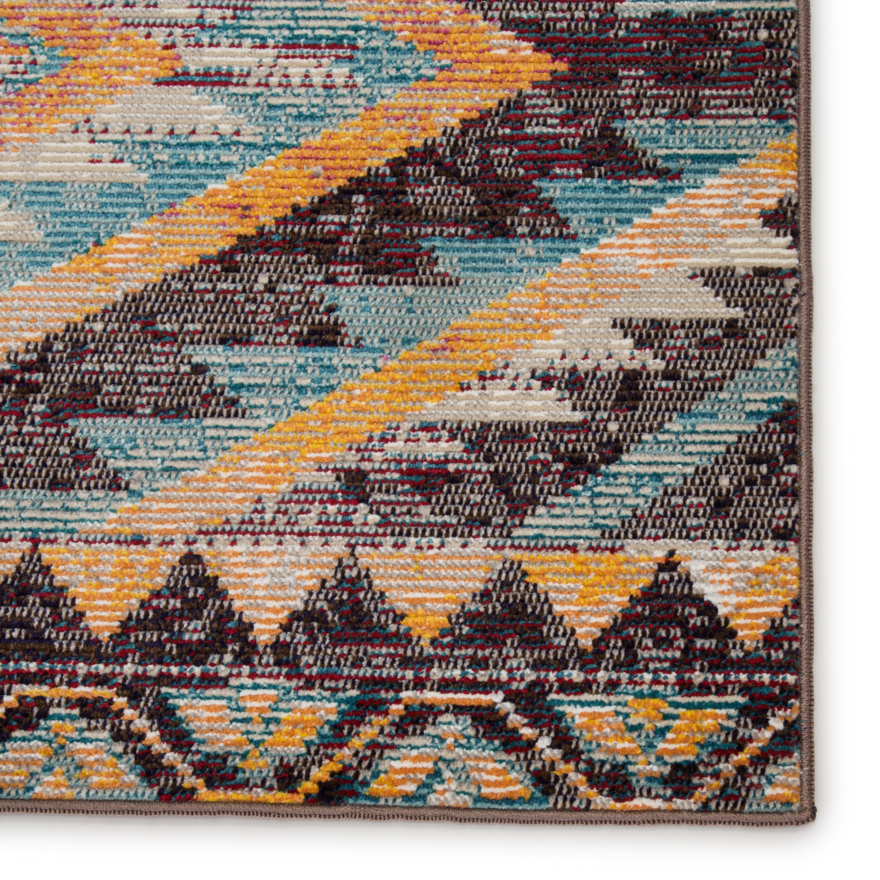 Nikki Chu by Decca Indoor/ Outdoor Tribal Multicolor Area Rug (8'10"X12') - Image 3