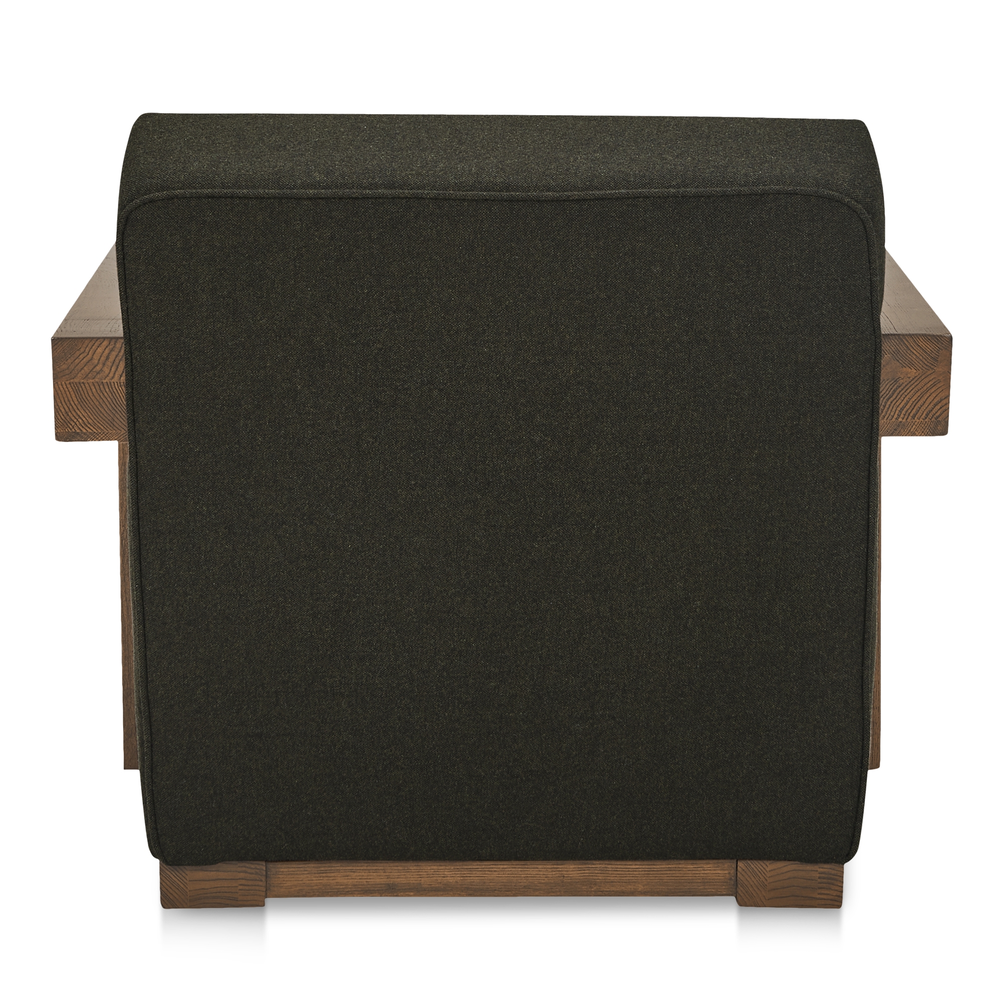 Garnet Lounge Chair Olive Wool Blend - Image 3