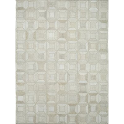 Ender Hand-Knotted Cotton Cream Area Rug - Image 0