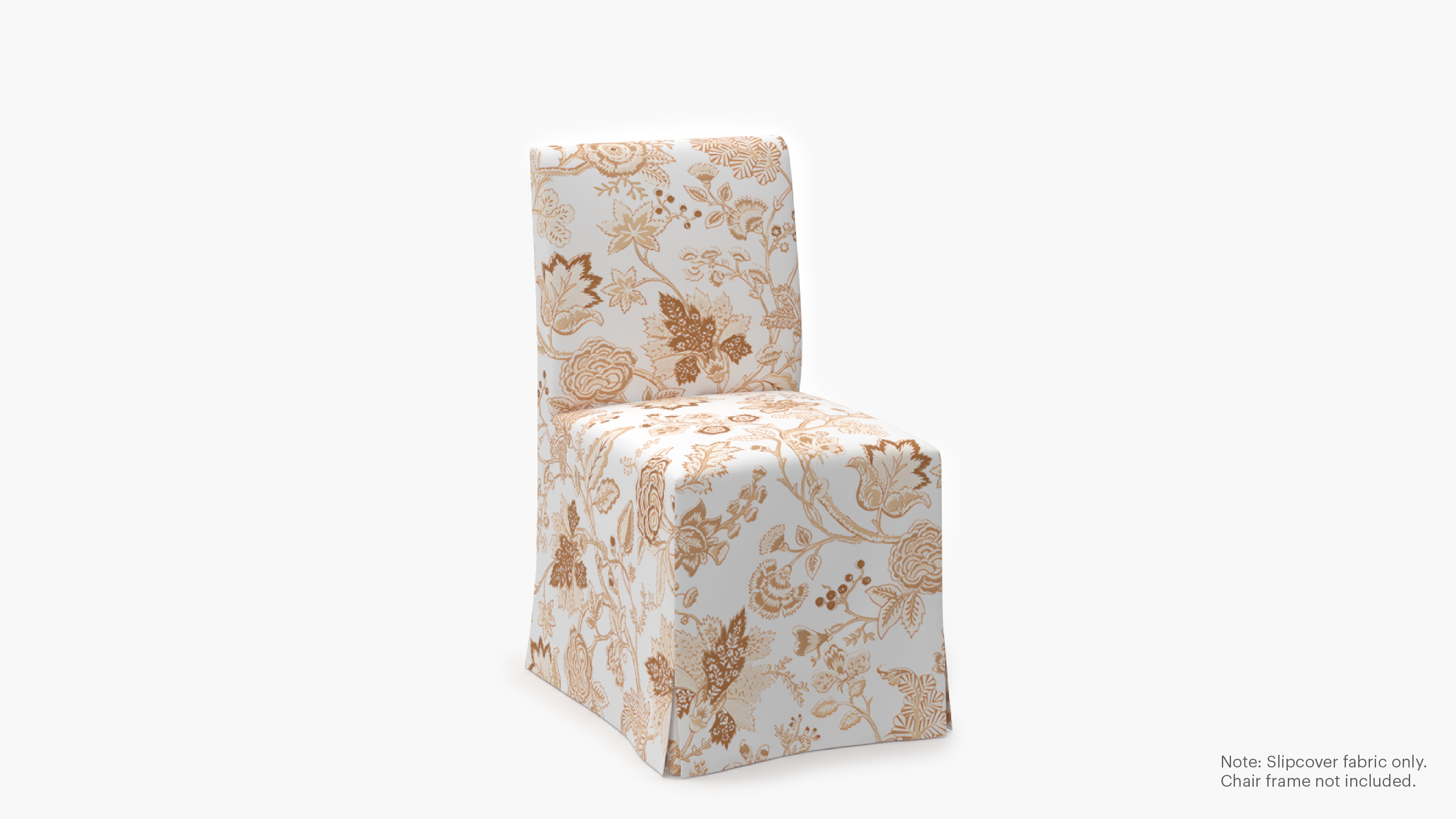 Slipcovered Signature Dining Chair - Cover Only, Tawny La Vendee - Image 1