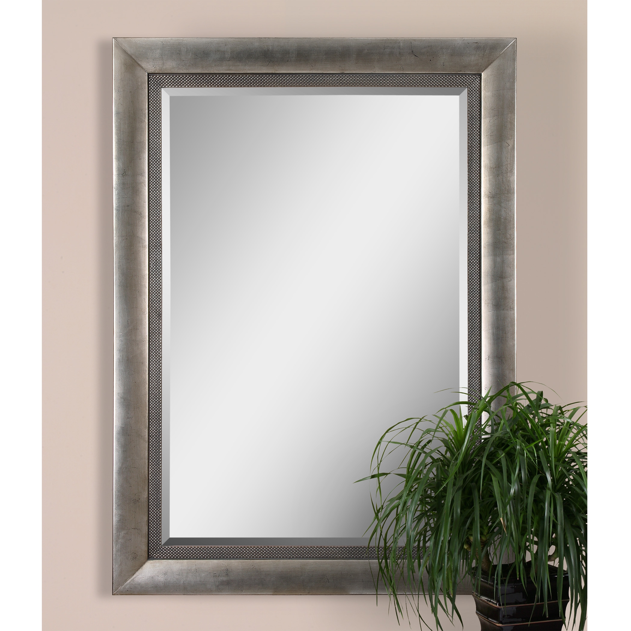 Gilford Antique Silver Mirror - Image 1