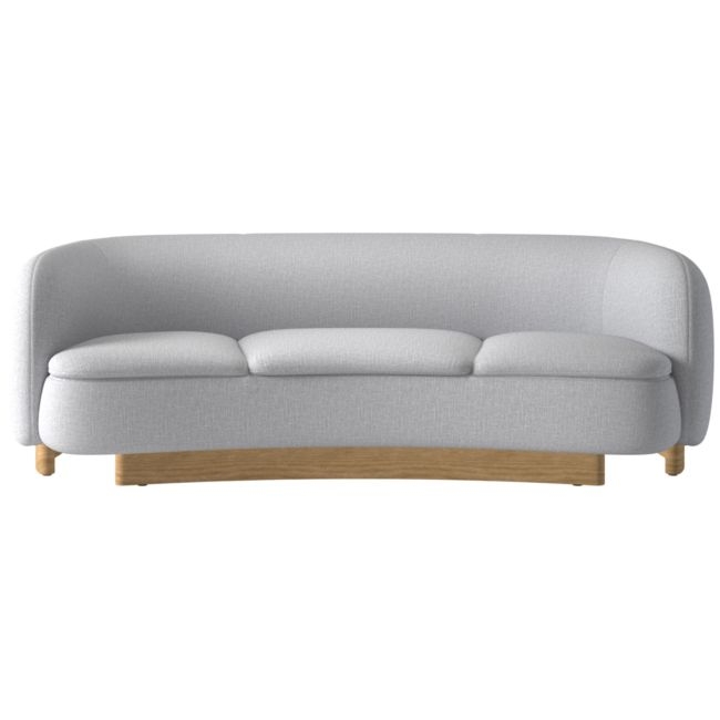 Muir 90" Curved Sofa Artisan Ash - Image 0