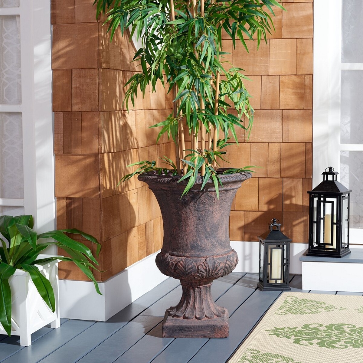 Paven Planter - Brown - Safavieh - Image 1