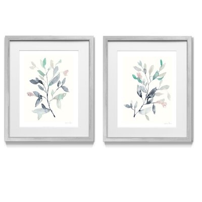 Water Branches I - 2 Piece Picture Frame Graphic Art Print Set on Paper - Image 0