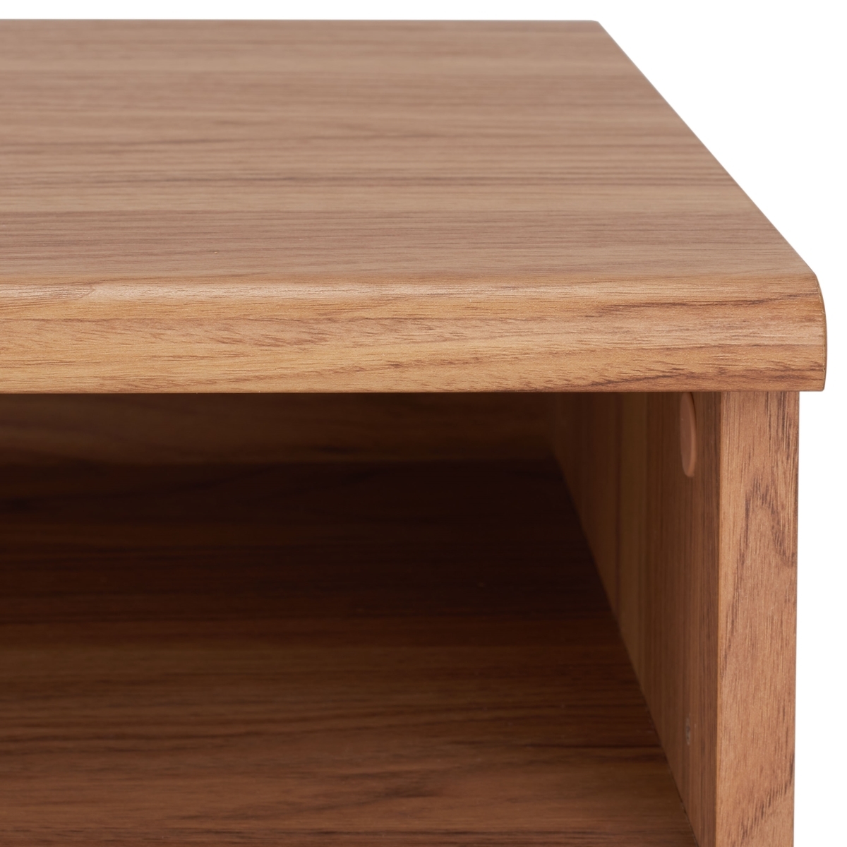 Aurelio 1 Shelf Media Stand - Oak - Safavieh - Image 2
