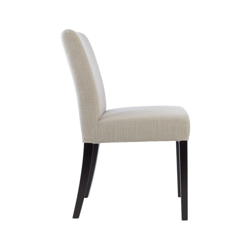 Lowe Pewter Upholstered Dining Chair. - Image 4