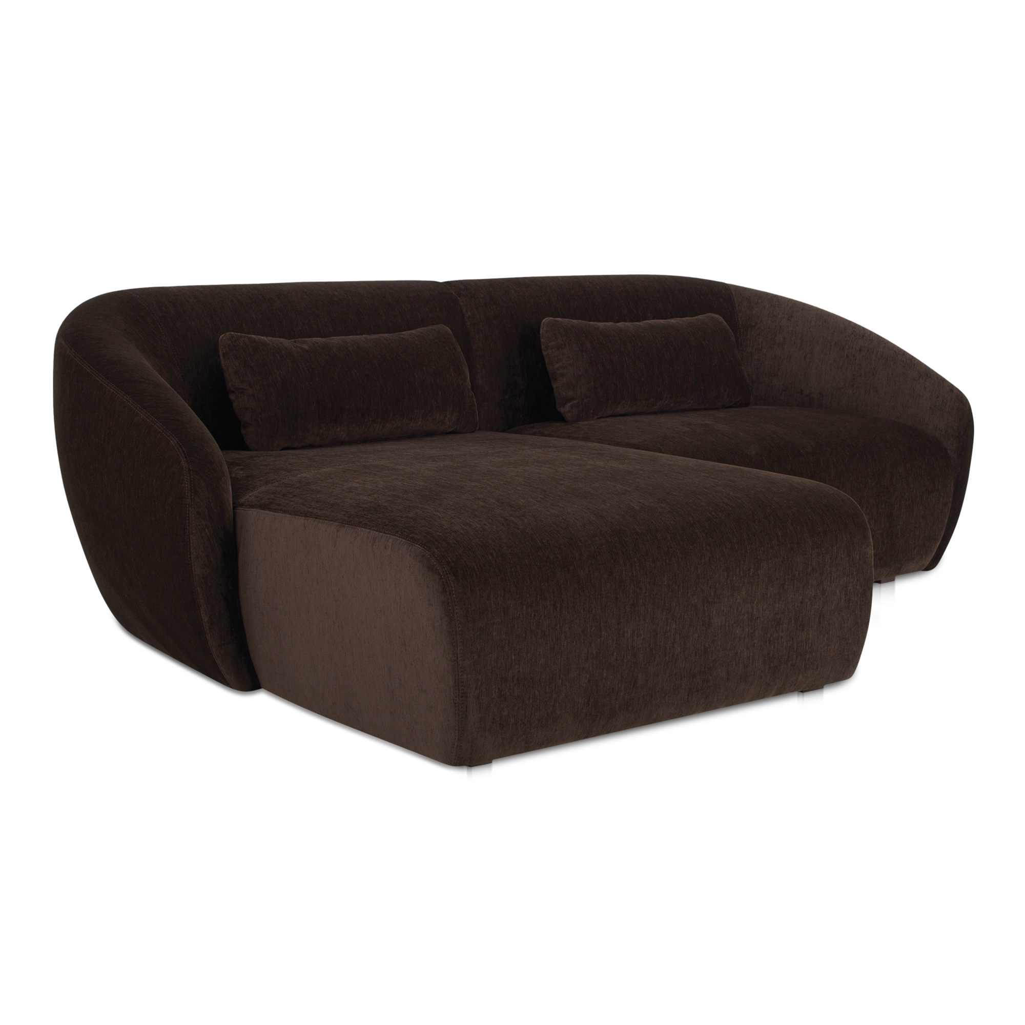 Amelia Nook Modular Left Sectional Espresso - Image 1