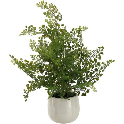 18" Artificial Fern Plant Pot - Image 0