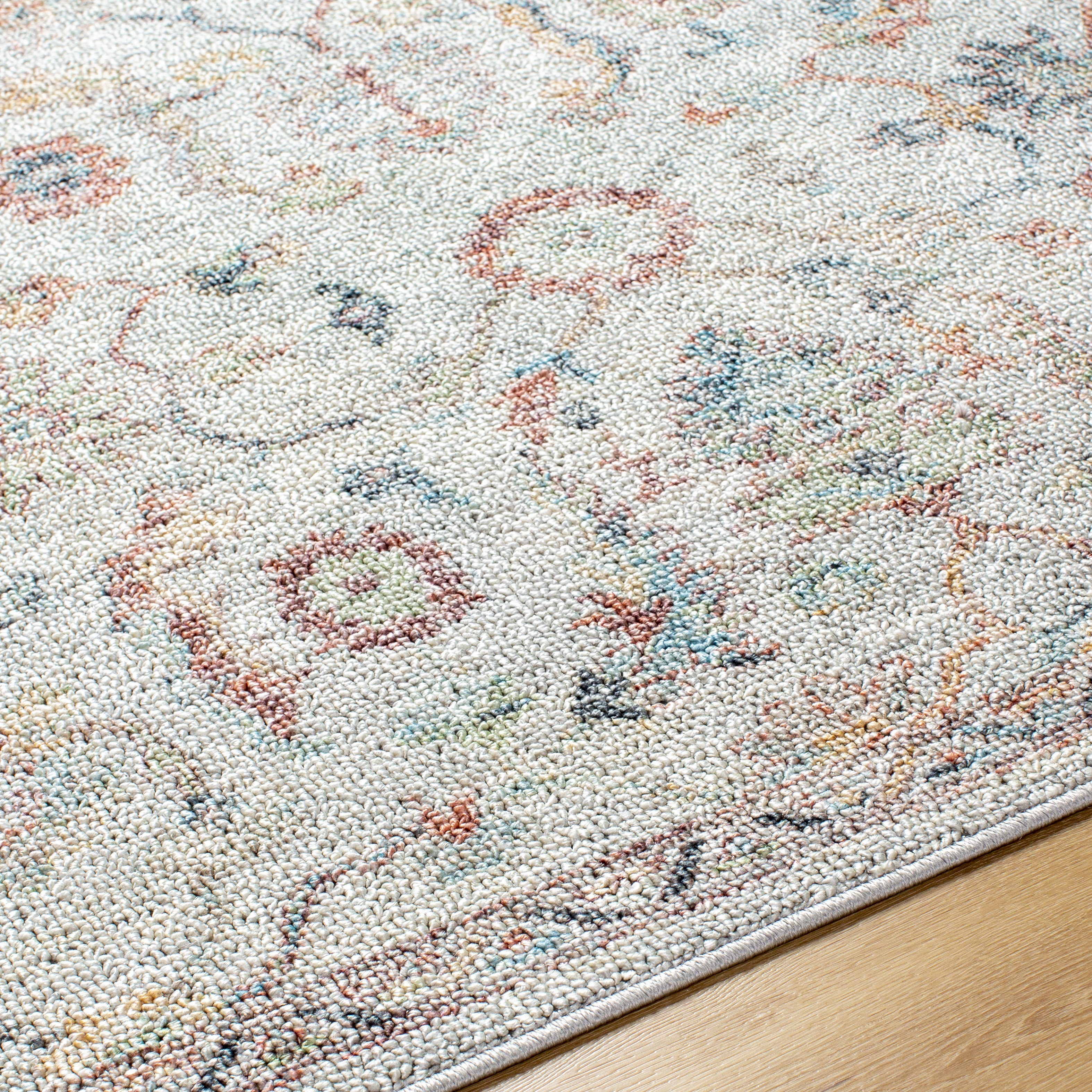 Livabliss Calhoun Gray Indoor 5'3" x 7' Machine Woven Rug - Image 3