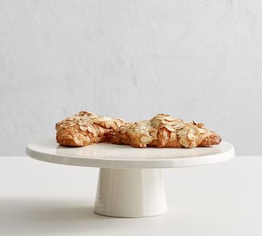 Joshua Stoneware Cake Stand - Navy - Image 1