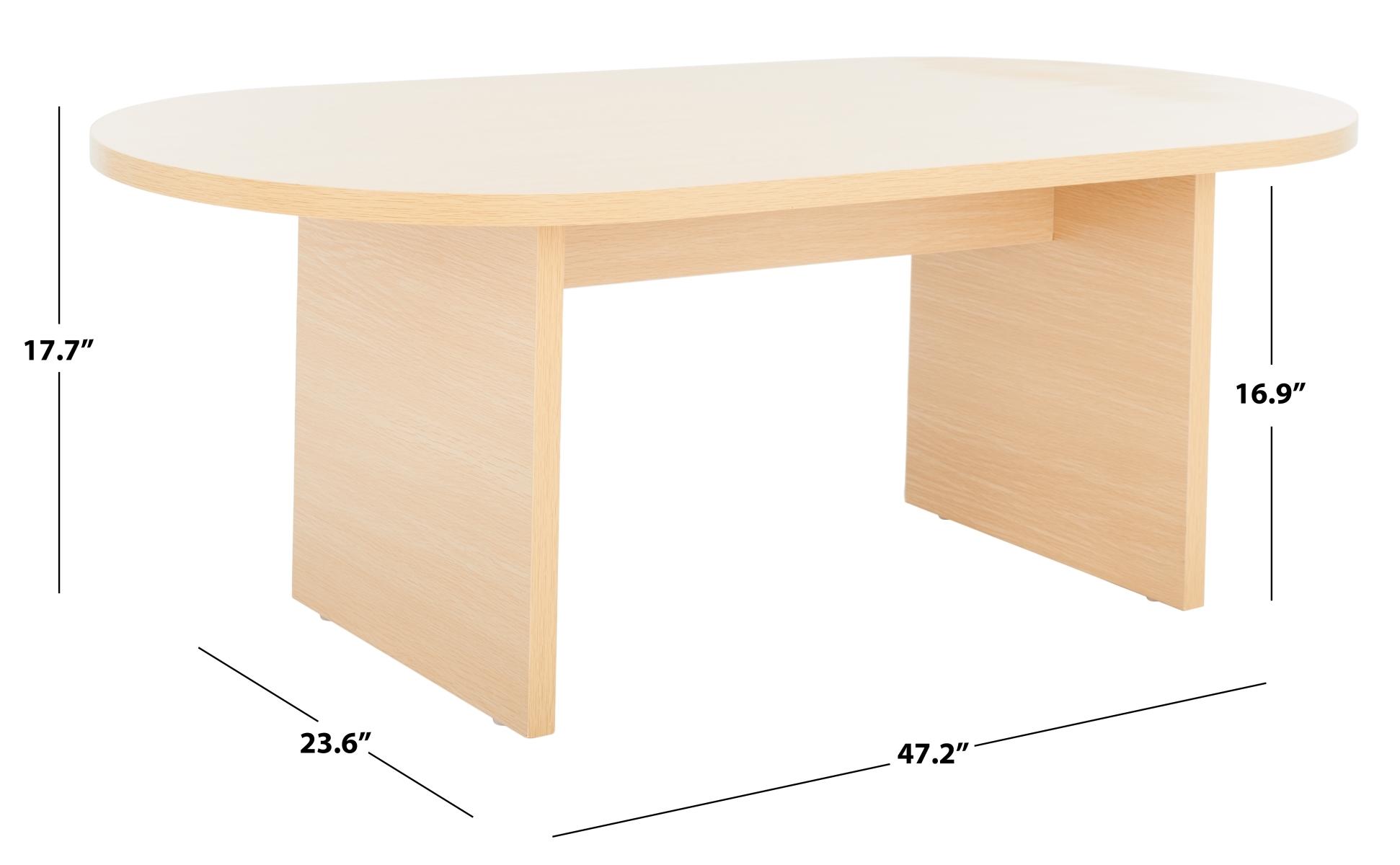 Gareth Coffee Table - Natural - Safavieh - Image 7