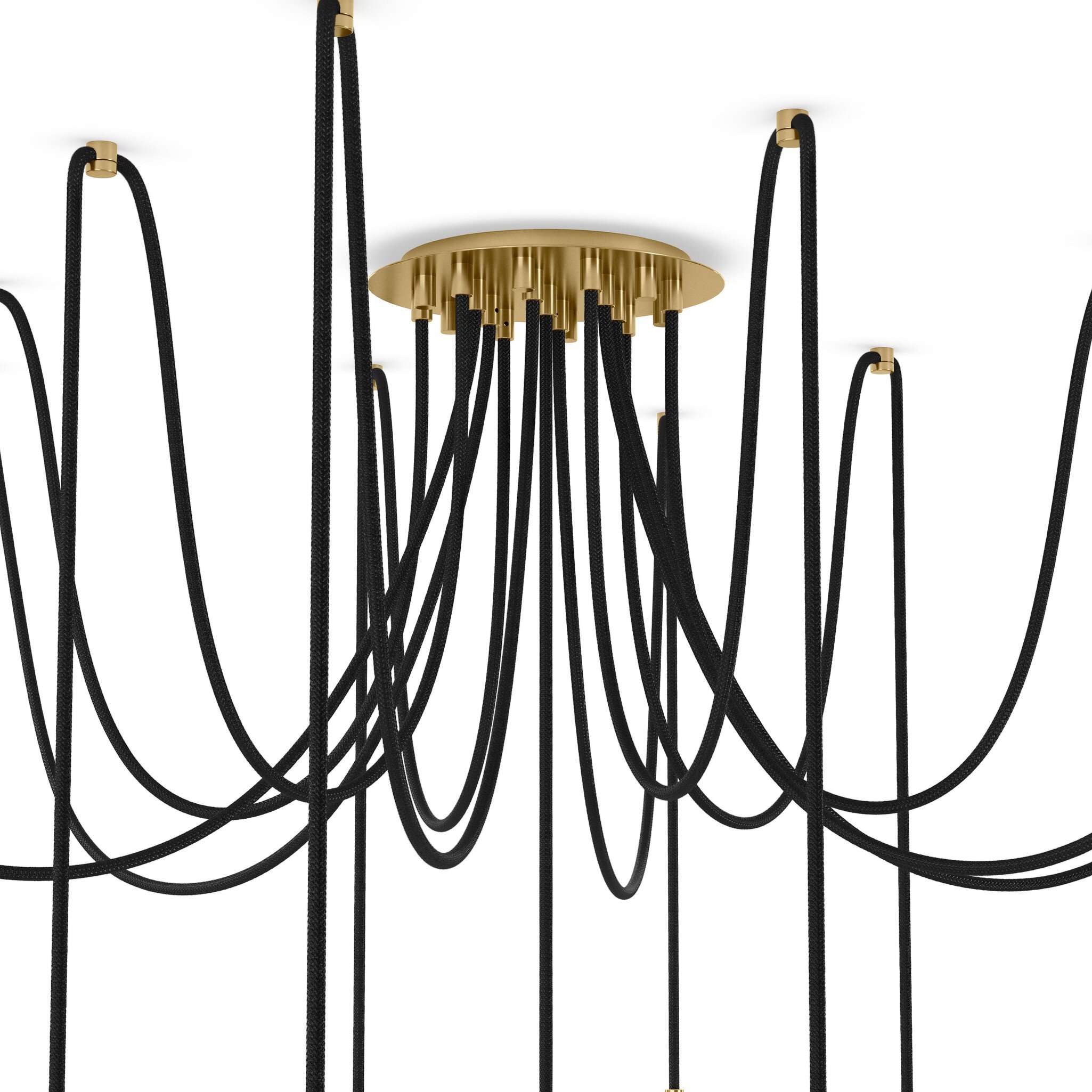 Spider Chandelier - Burnished Brass - Image 5