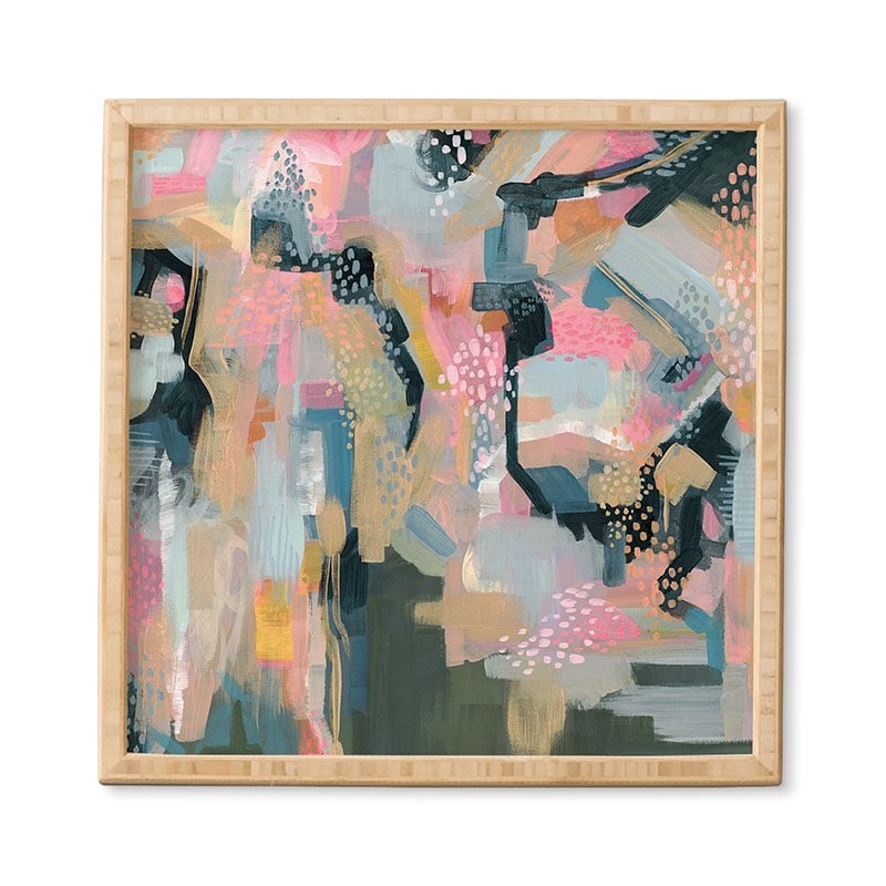 Eye Candy by Stephanie Corfee - Framed Wall Art Bamboo 30" x 30" - Image 0