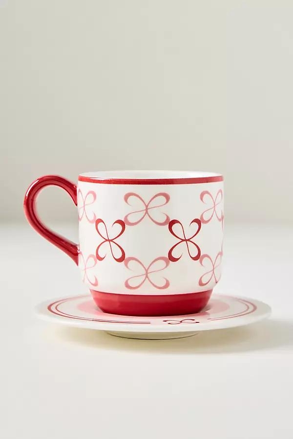 Stoneware Espresso Cup & Saucer - Image 0