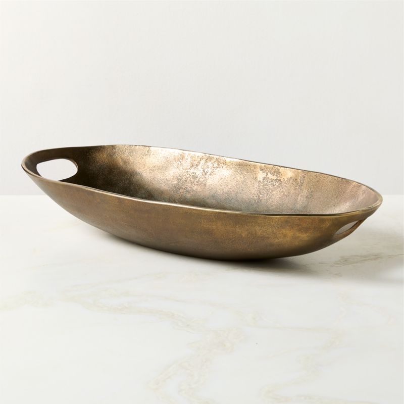 Mawson Cast Aluminum Decorative Bowl Small - Image 1
