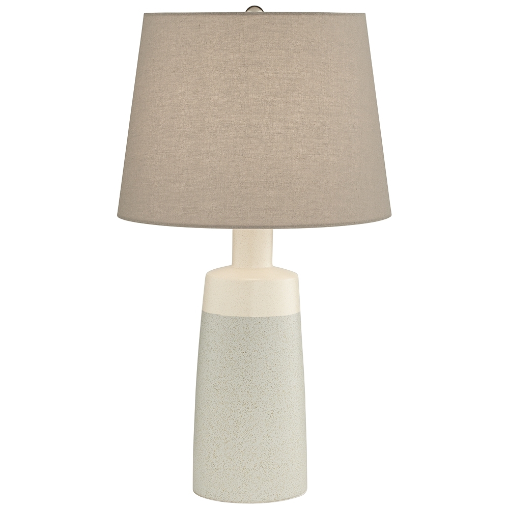 Effie Modern Farmhouse Grey Ceramic Table Lamp - Style # 94R37 - Image 0
