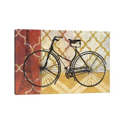 Cyclisme III - Wrapped Canvas Painting Print - Image 0