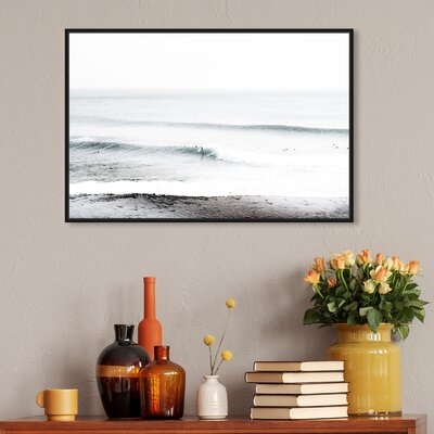 Nautical And Coastal Wave Beach - Graphic Art on Canvas - Image 0