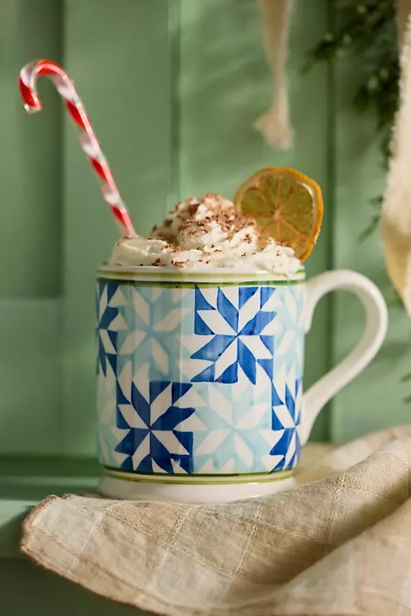 Quilted Ceramic Mug - Image 0