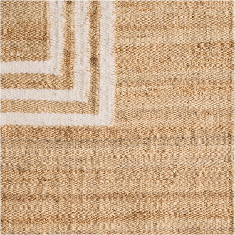 Lagos Jute and Wool Blend Ivory Handwoven Area Rug 12'x15' - Image 2