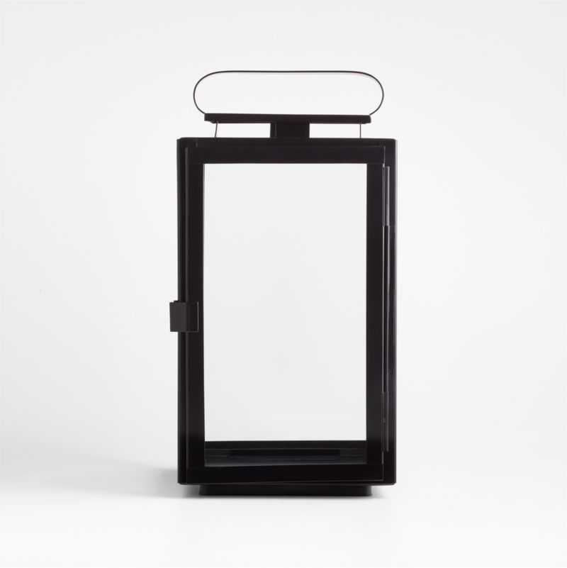 Walker Black Metal Outdoor Lantern 17.75" - Image 4