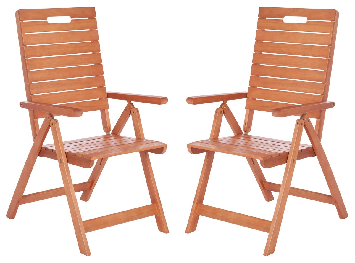 Rence Folding Chair - Natural - Safavieh - Image 0