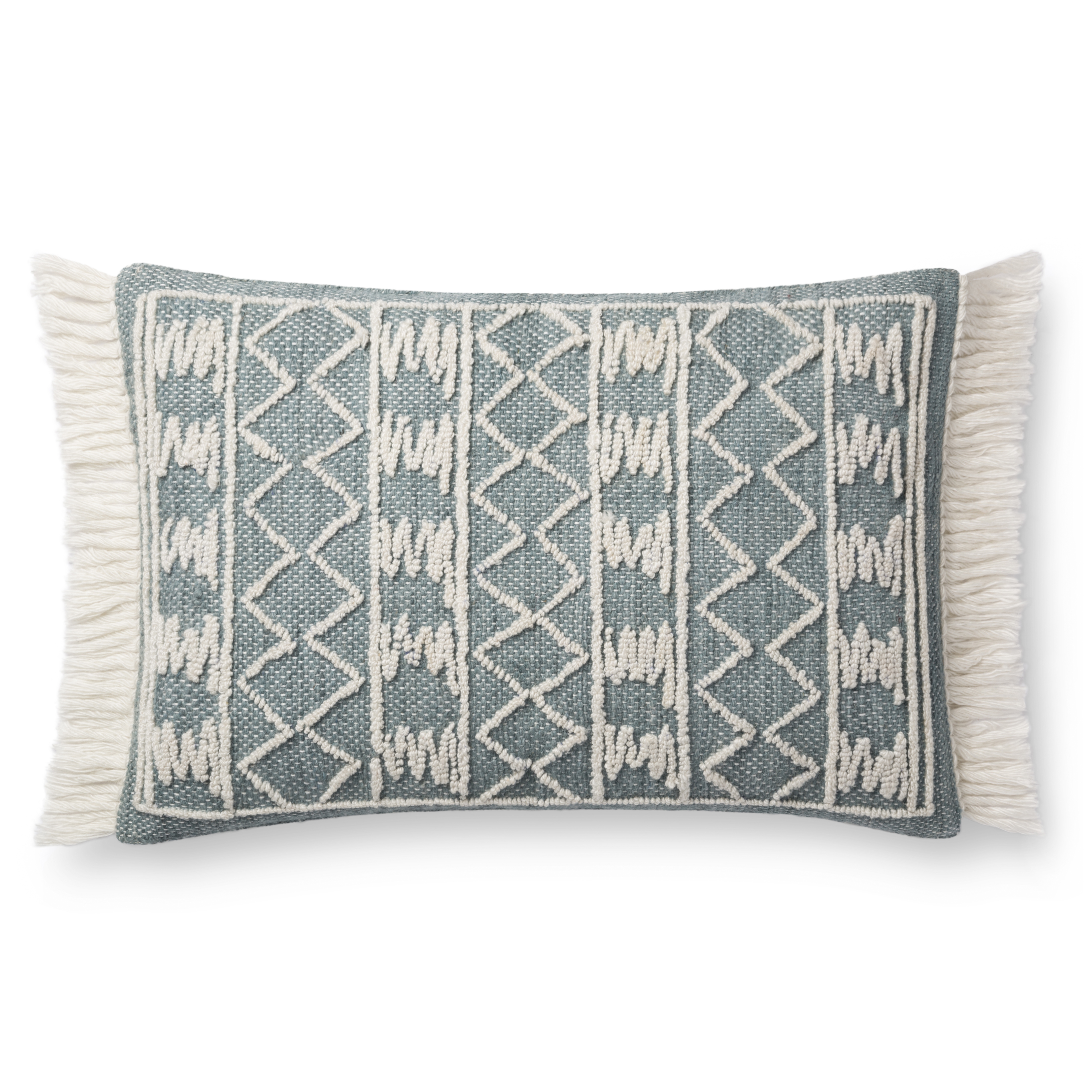 ED Ellen DeGeneres Crafted by Loloi Pillows P4097 Lt. Blue 16" x 26" Cover Only - Image 0
