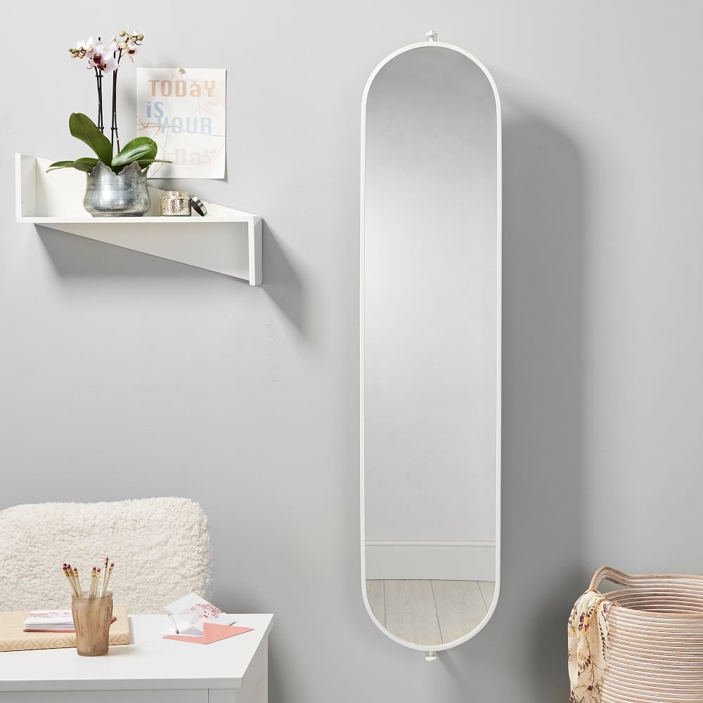Swivel Mirror With Pinboard, White, WE Kids - Image 0