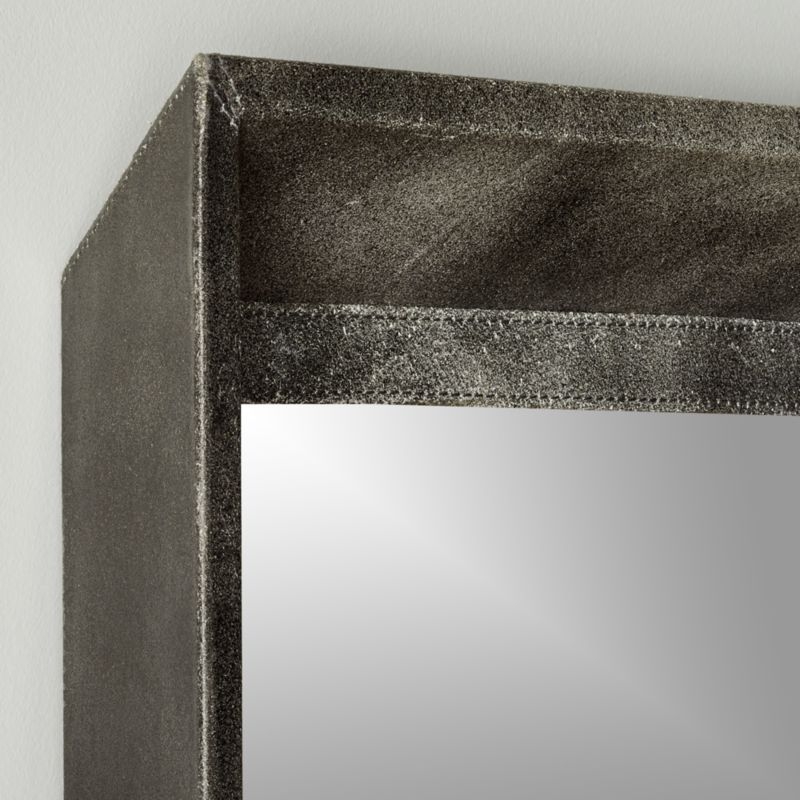 Logan Leather Floor Mirror 30"x79" - Image 2