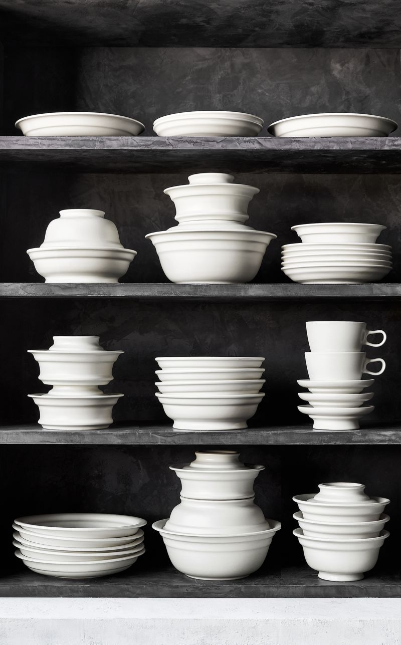 Jamesware White Stoneware 5-Piece Place Setting - Image 1