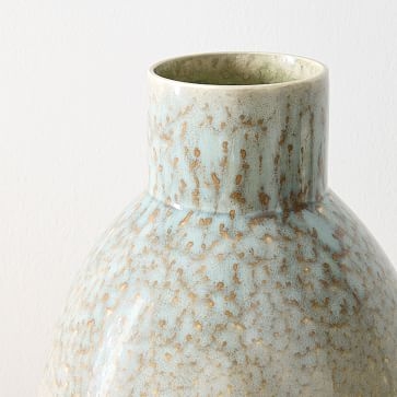 Reactive Modern Vases, Vase, Light Green, Ceramic, Large - Image 3