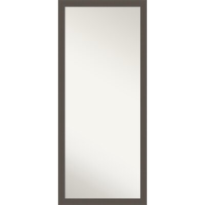 Brushed Pewter Floor Leaner Full Length Mirror - Image 0