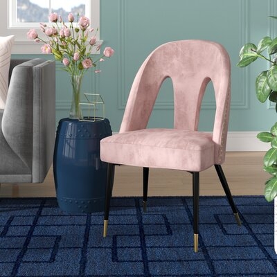 Connor Velvet Upholstered Side Chair - Image 0