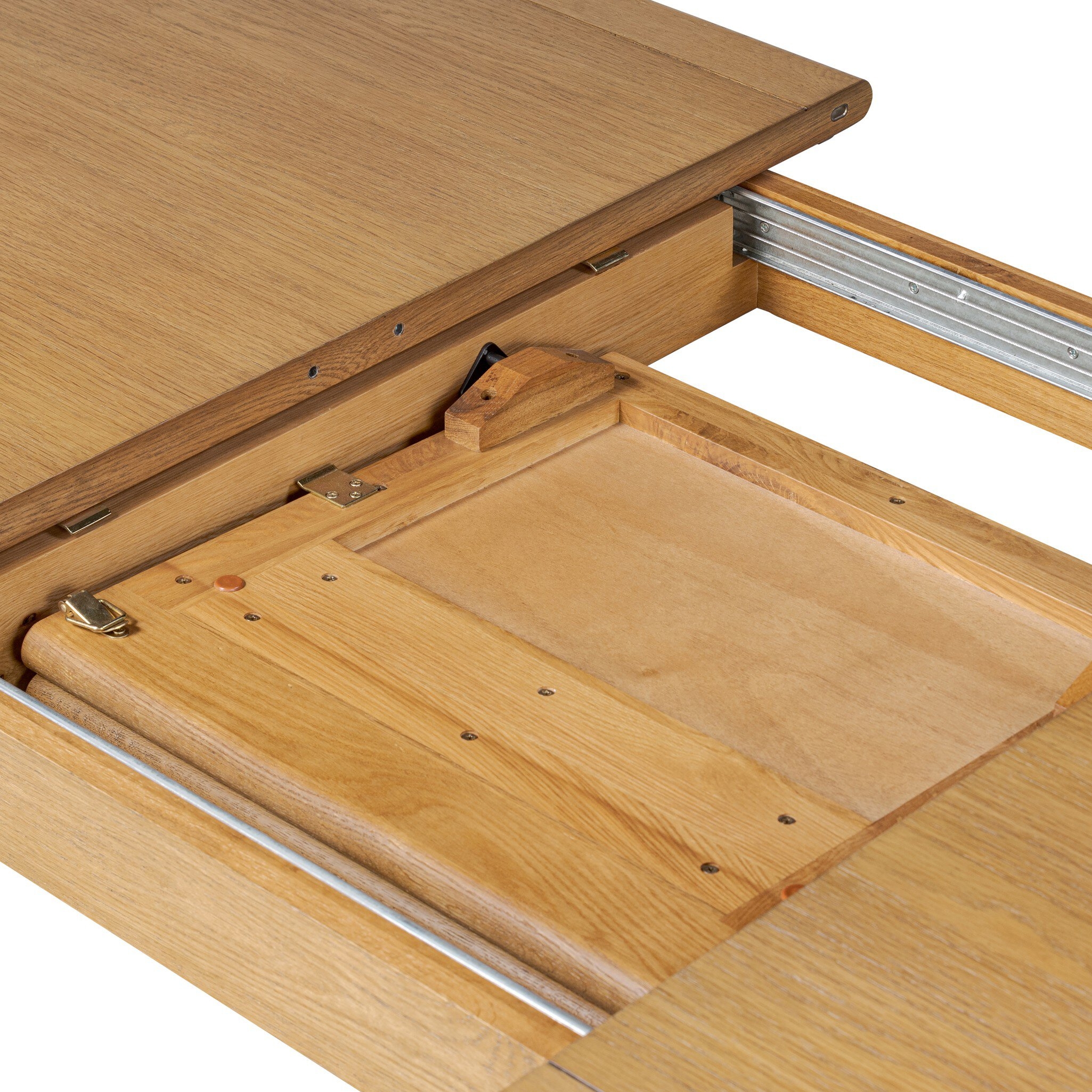 Harper Extension Dining Table - Fawn Oak Veneer - Image 11