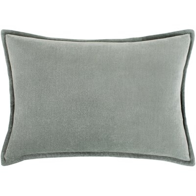 Montague Rectangular Velvet Lumbar Pillow Cover & Insert, Sea Foam, 19" x 13" - Image 0