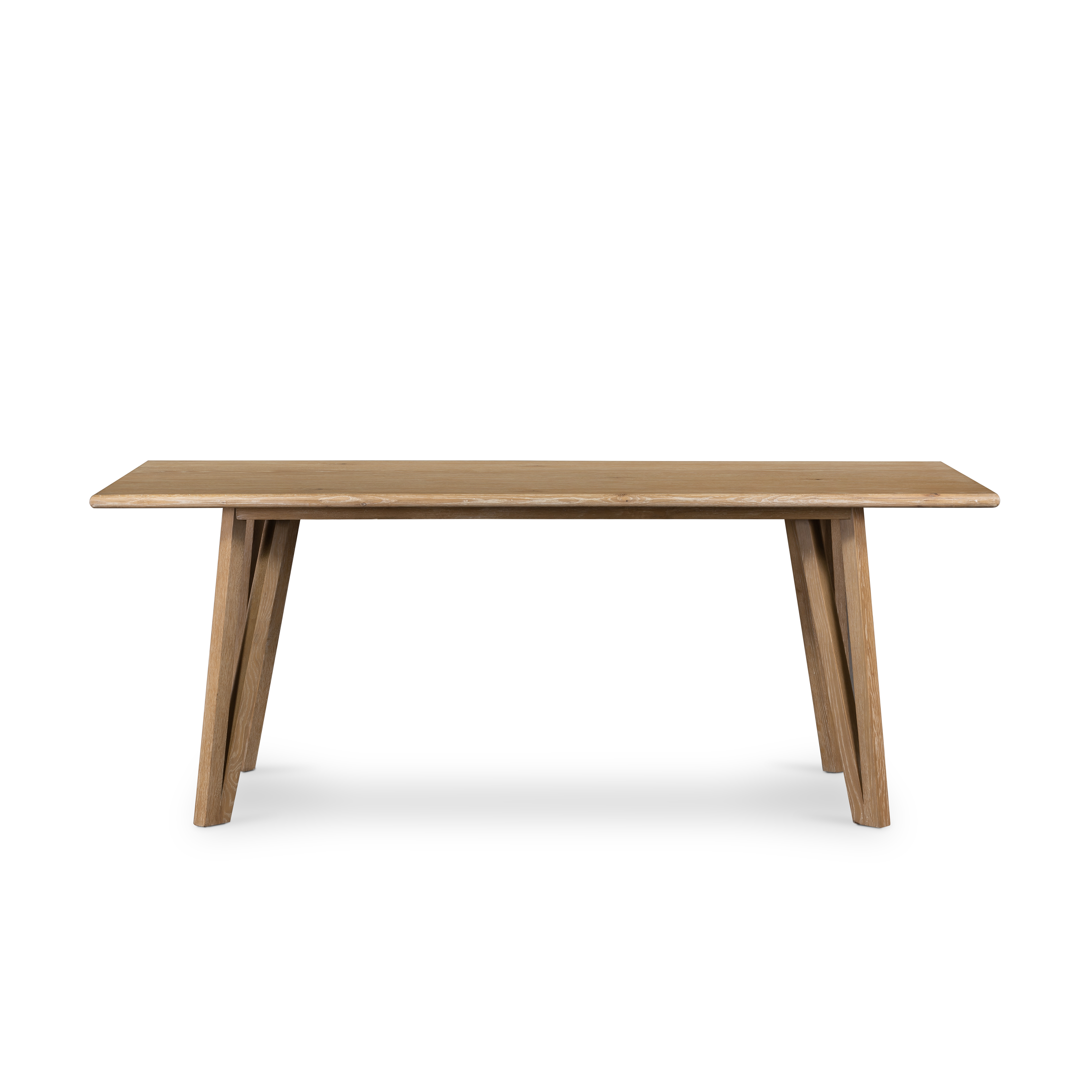 Leah Dining Table-Whitewash On Oak - Image 3